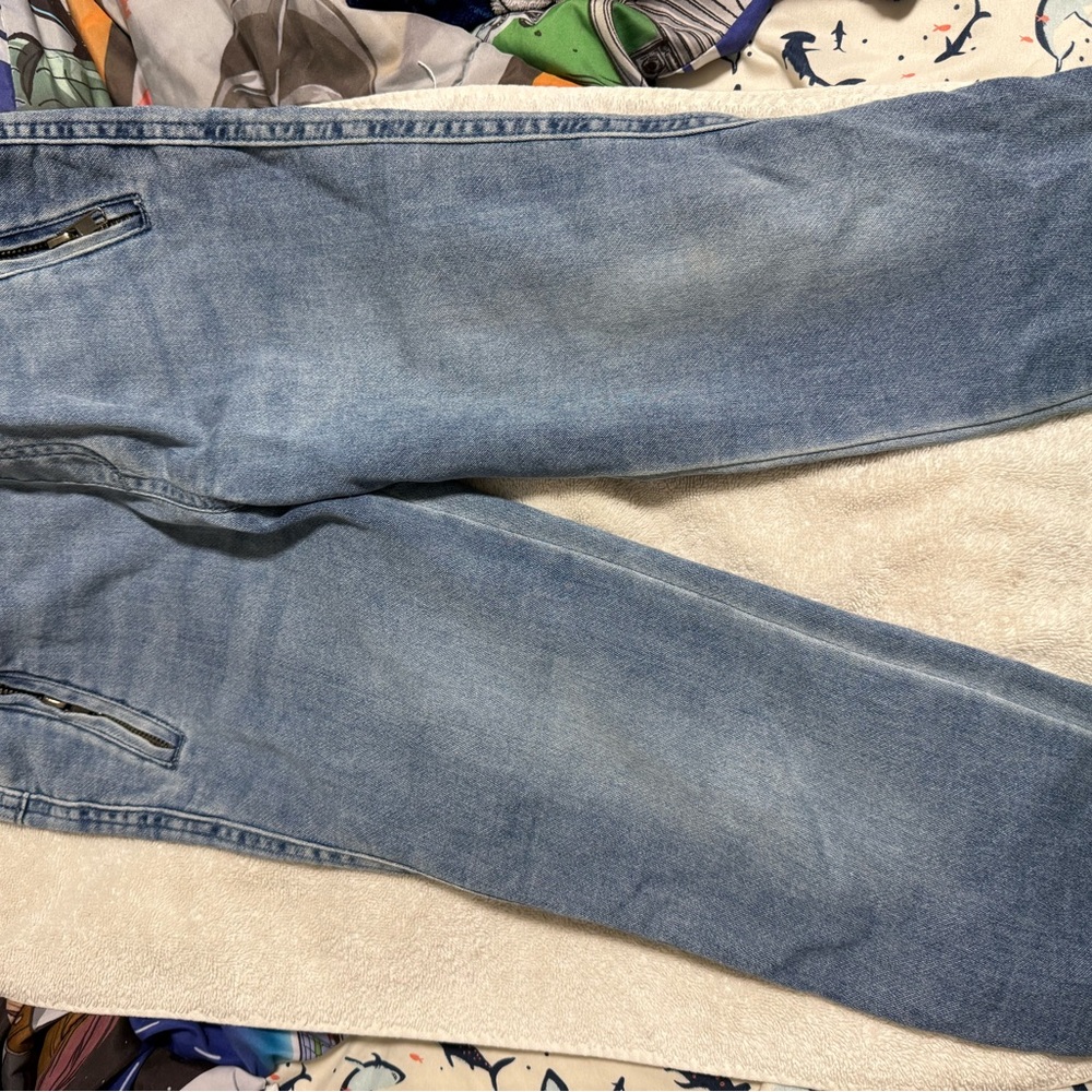 Joes jeans boys size 7 jogger stretch Denim Jeans with Zipper Pockets